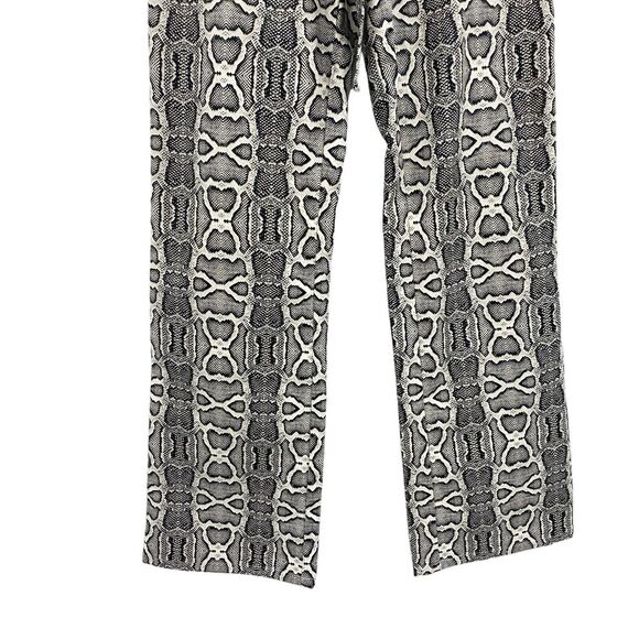 I AM GIA Faux Leather Animal Pattern Pants Small High Waist Grunge Indie Sleeze - Picture 3 of 11